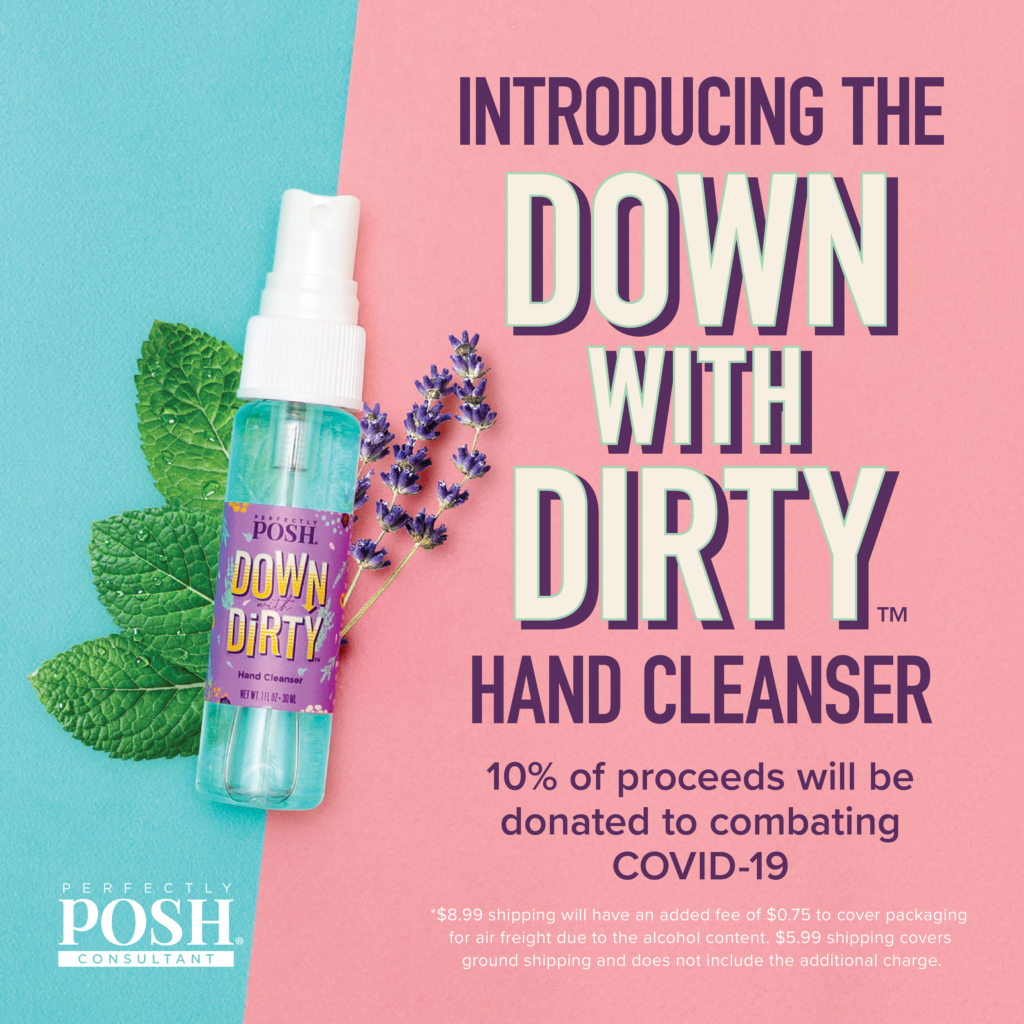 down with dirty sanitizer